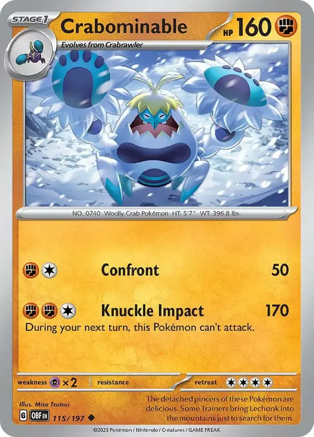 Crabominable [Reverse Holo]