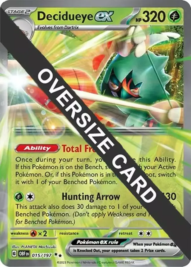 Decidueye ex [Jumbo] - Pokemon Obsidian Flames #15