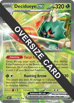Decidueye ex [Jumbo] 15 - Pokemon Obsidian Flames