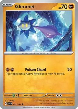 Glimmet [Reverse Holo] - Pokemon Obsidian Flames