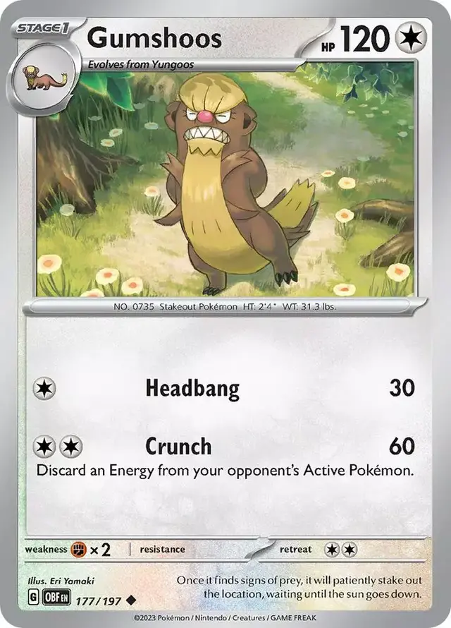 Gumshoos [Reverse Holo]