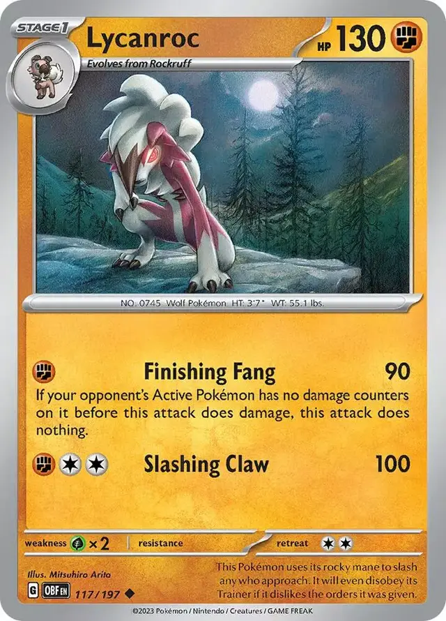 Lycanroc [Reverse Holo]