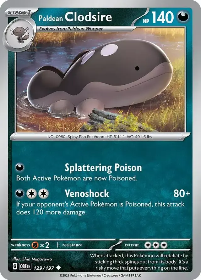 Paldean Clodsire [Reverse Holo]