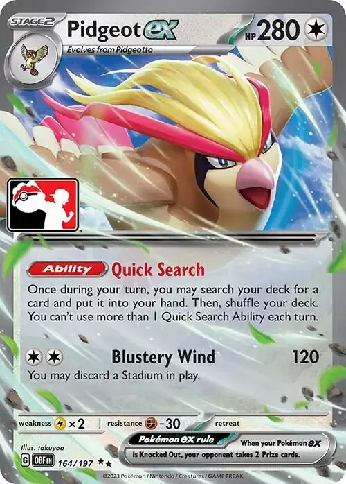Pidgeot Ex [Prize Pack]