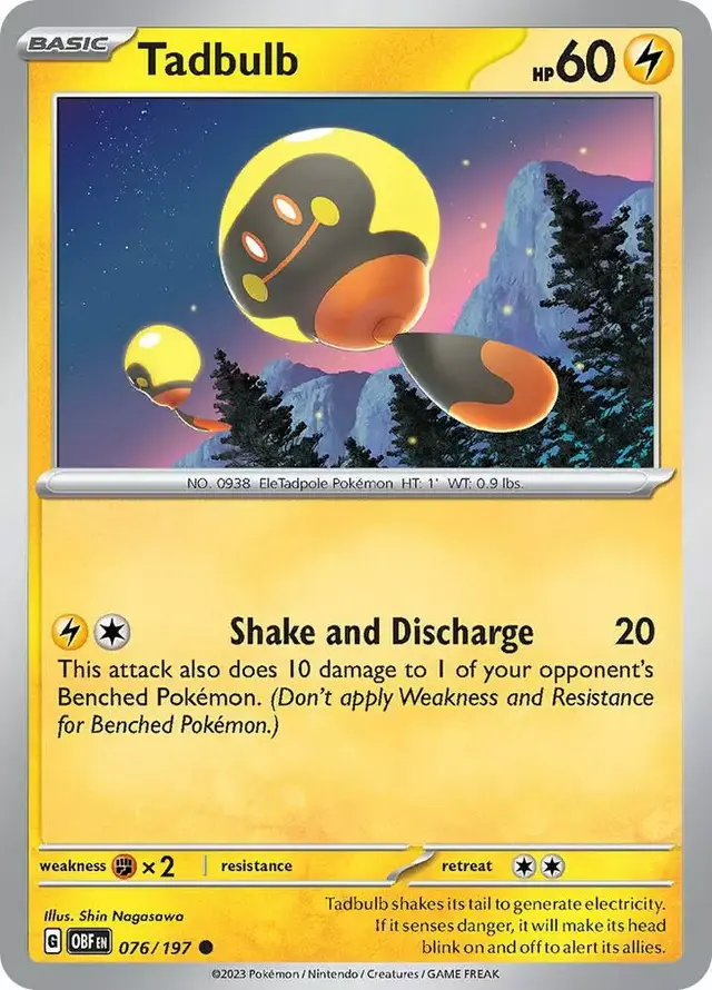 Tadbulb - Pokemon Obsidian Flames #76