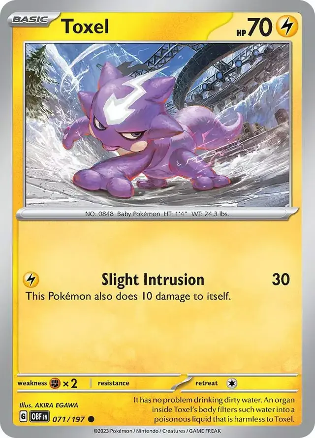 Toxel - Pokemon Obsidian Flames #71