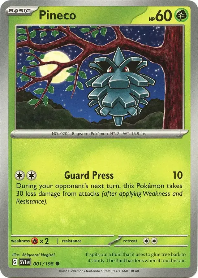 Pineco [Reverse Holo] - Pokemon Scarlet & Violet #1