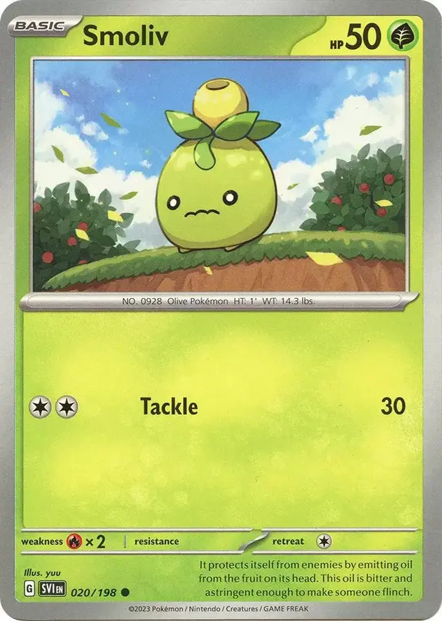 Smoliv - Pokemon Scarlet & Violet #20