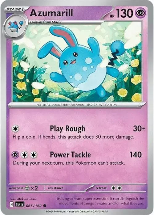 Azumarill - Pokemon Temporal Forces #65