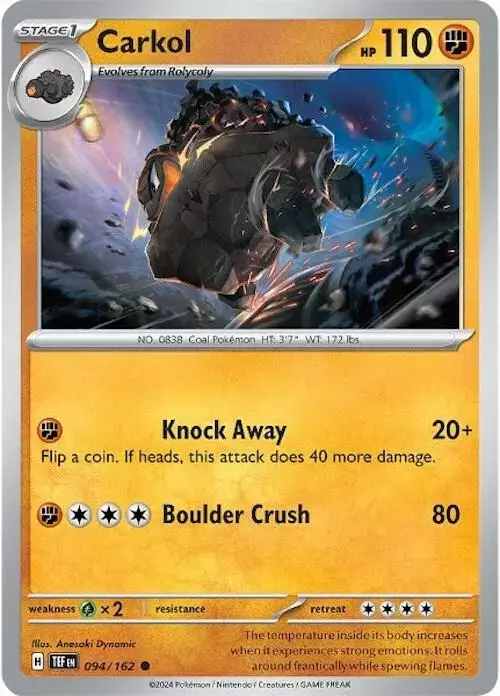 Carkol - Pokemon Temporal Forces #94
