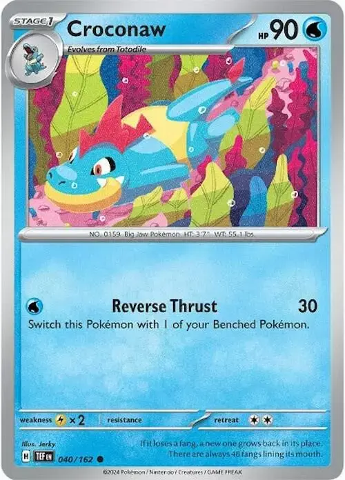 Croconaw - Pokemon Temporal Forces #40