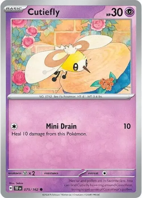 Cutiefly - Pokemon Temporal Forces #75