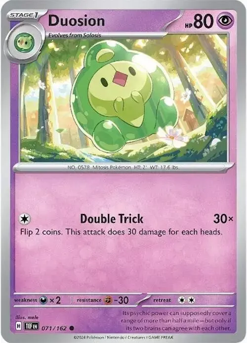 Duosion - Pokemon Temporal Forces #71