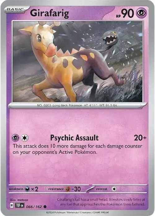 Girafarig - Pokemon Temporal Forces #66