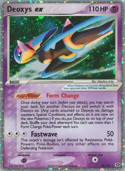 Deoxys EX #93 - Pokemon Emerald
