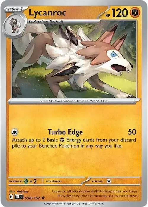 Lycanroc - Pokemon Temporal Forces #90