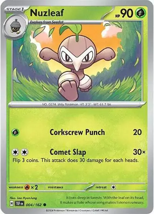 Nuzleaf - Pokemon Temporal Forces #4