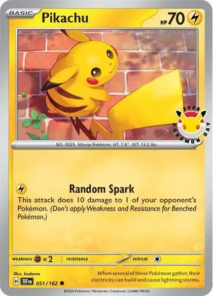 Pikachu [2026 Pokemon Day] - Pokemon Promo #51