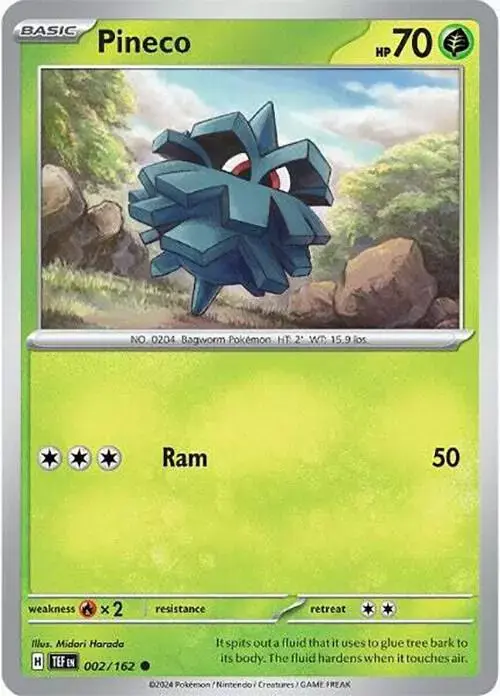 Pineco [Reverse Holo] - Pokemon Temporal Forces #2