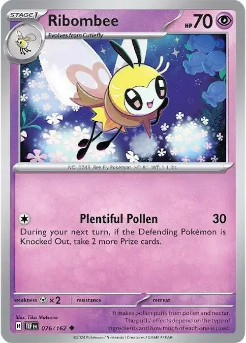 Ribombee - Pokemon Temporal Forces #76