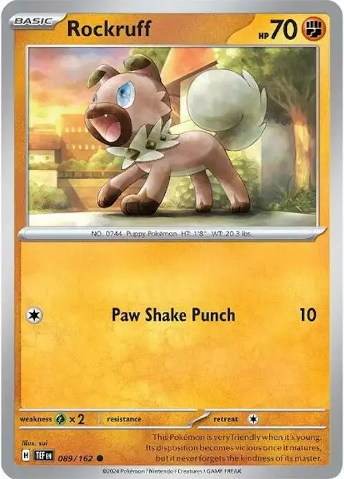 Rockruff - Pokemon Temporal Forces #89
