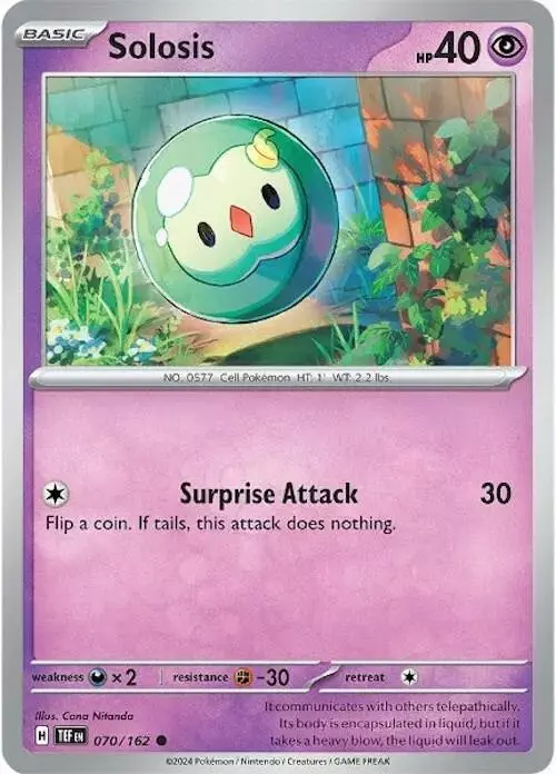 Solosis - Pokemon Temporal Forces #70