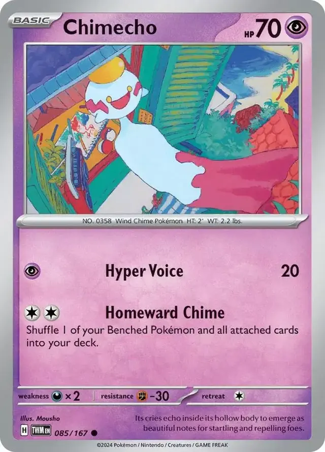 Chimecho - Pokemon Twilight Masquerade #85