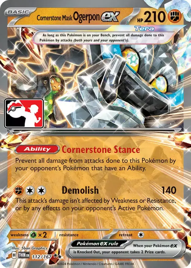 Cornerstone Mask Ogerpon Ex [Prize Pack]