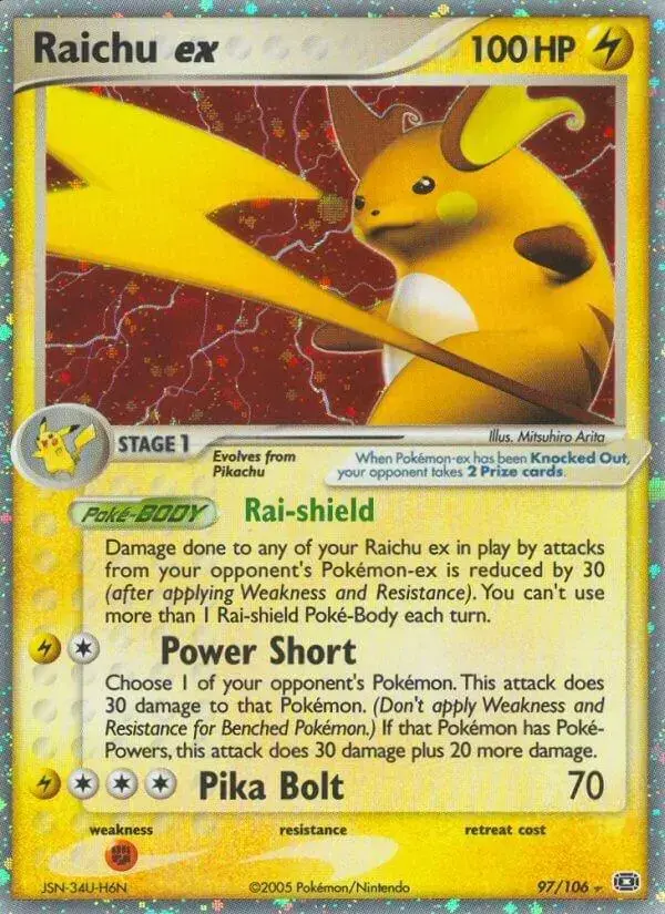 Raichu EX - Pokemon Emerald #97
