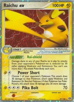 Raichu EX 97 - Pokemon Emerald