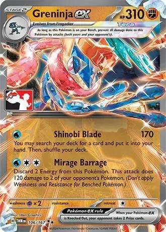 Greninja Ex [Prize Pack]