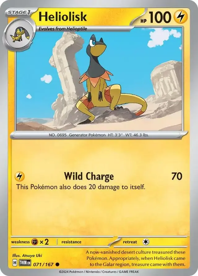 Heliolisk - Pokemon Twilight Masquerade #71
