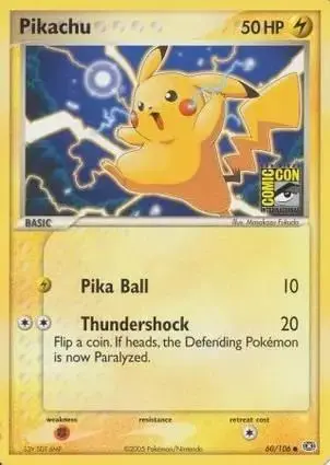 Pikachu [Comic Con Promo] - Pokemon Emerald #60