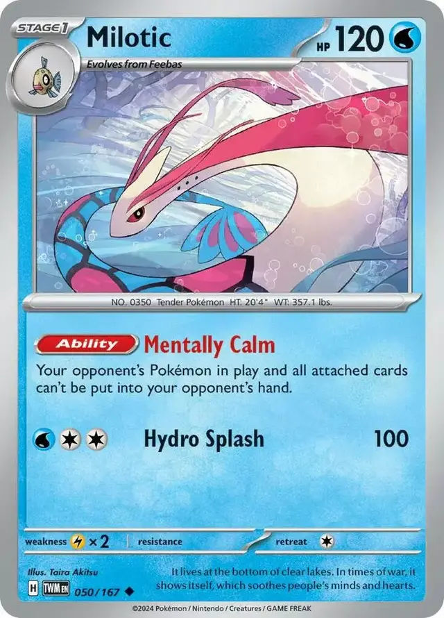 Milotic [Reverse Holo] - Pokemon Twilight Masquerade #50