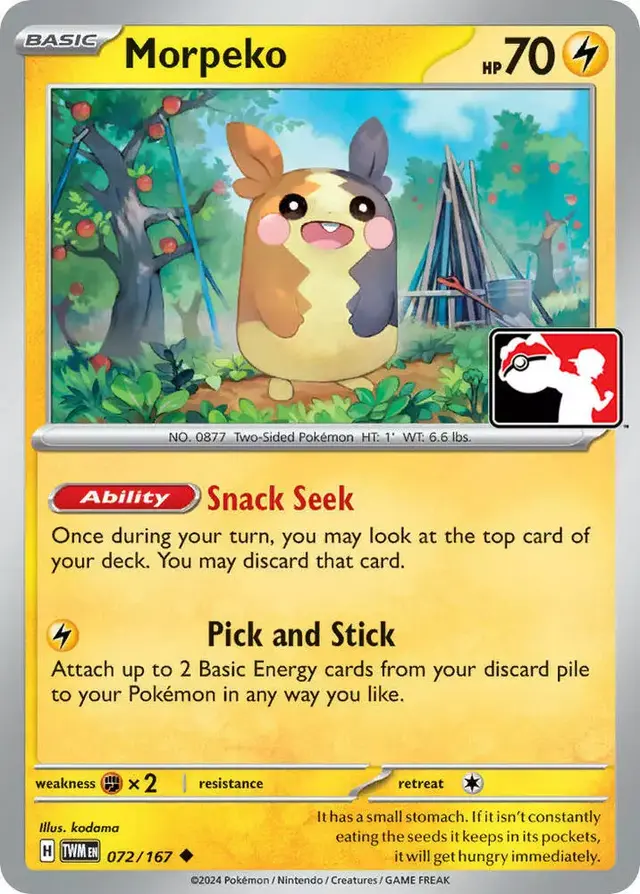 Morpeko [Prize Pack] - Pokemon Prize Pack Series #72