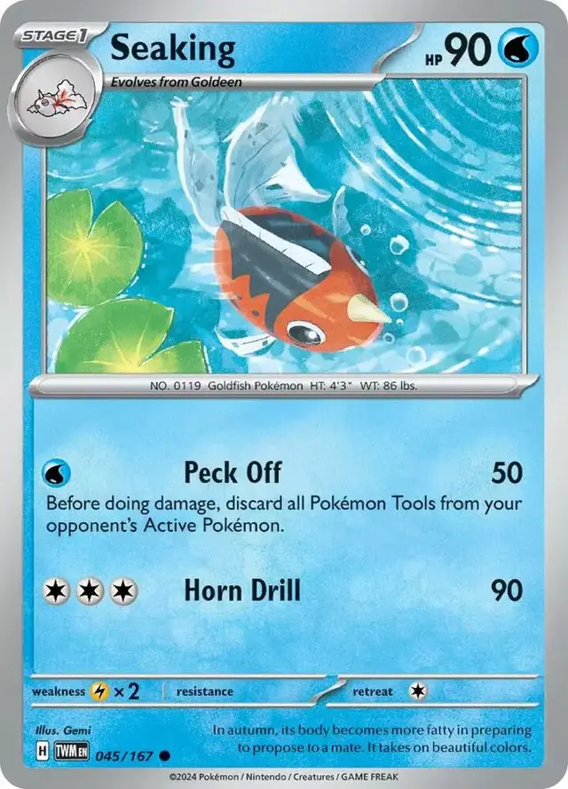 Seaking - Pokemon Twilight Masquerade #45