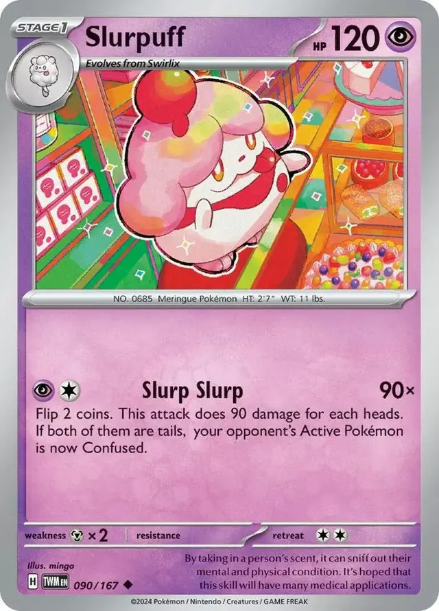 Slurpuff [Reverse Holo] - Pokemon Twilight Masquerade #90