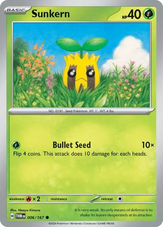 Sunkern - Pokemon Twilight Masquerade #6