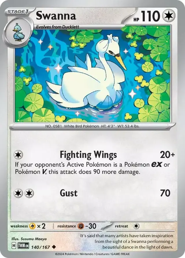 Swanna [Reverse Holo]