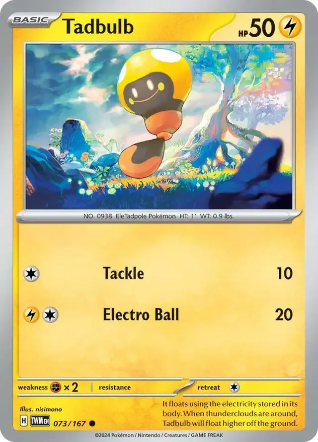 Tadbulb - Pokemon Twilight Masquerade #73