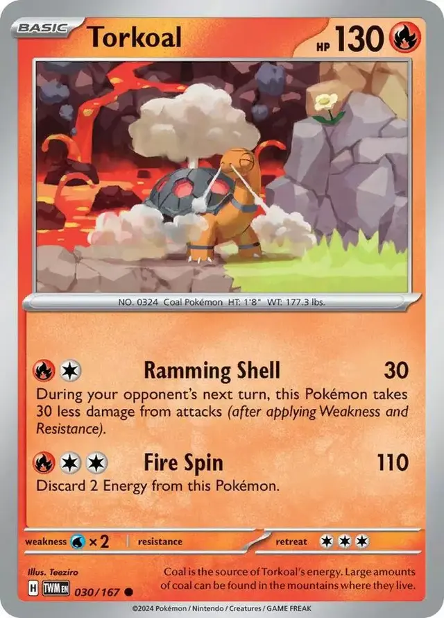 Torkoal - Pokemon Twilight Masquerade #30