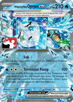 Wellspring Mask Ogerpon Ex [Prize Pack] 64 - Pokemon Prize Pack Series