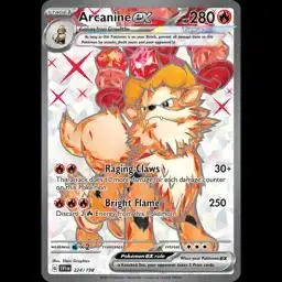 Arcanine EX - Pokemon Chinese Csv3c #141