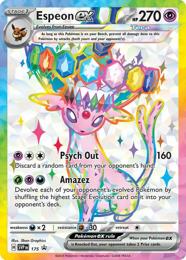 Espeon Ex - Pokemon Scarlet & Violet Promos #175