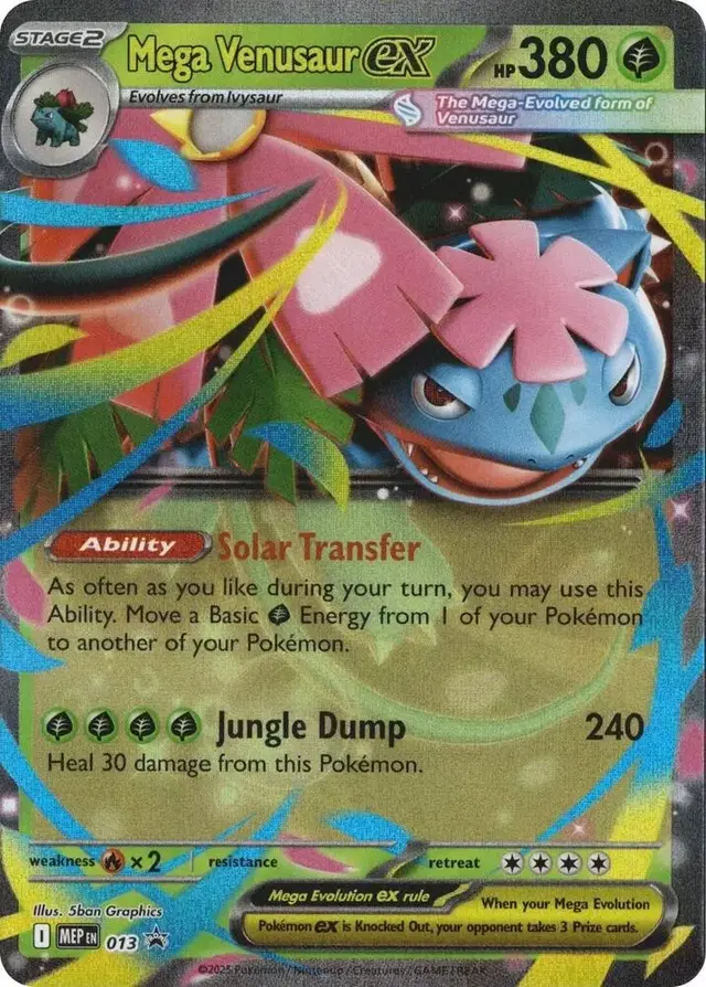 Mega Venusaur EX - Pokemon Mega Evolution Promos #13