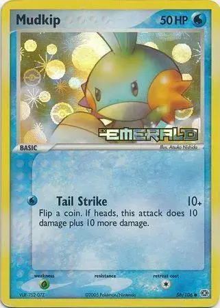 Mudkip [Reverse Holo] - Pokemon Emerald #56