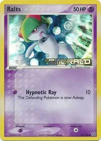 Ralts [Reverse Holo] - Pokemon Emerald #61