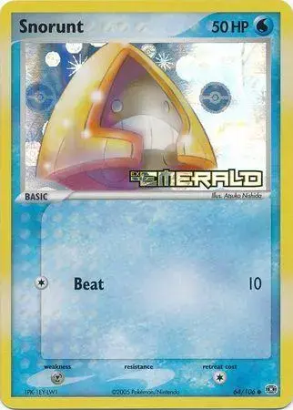 Snorunt [Reverse Holo] - Pokemon Emerald #64