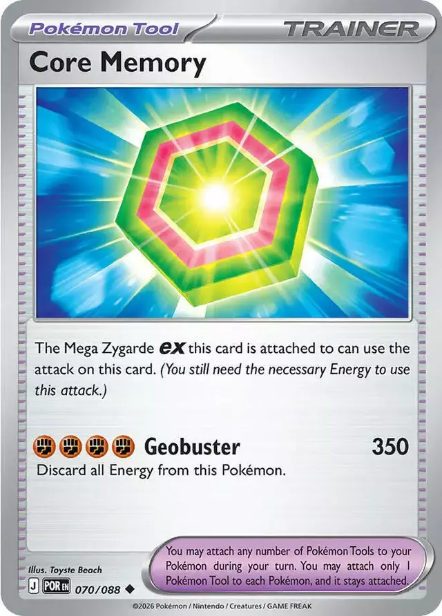 Core Memory - Pokemon Perfect Order #70