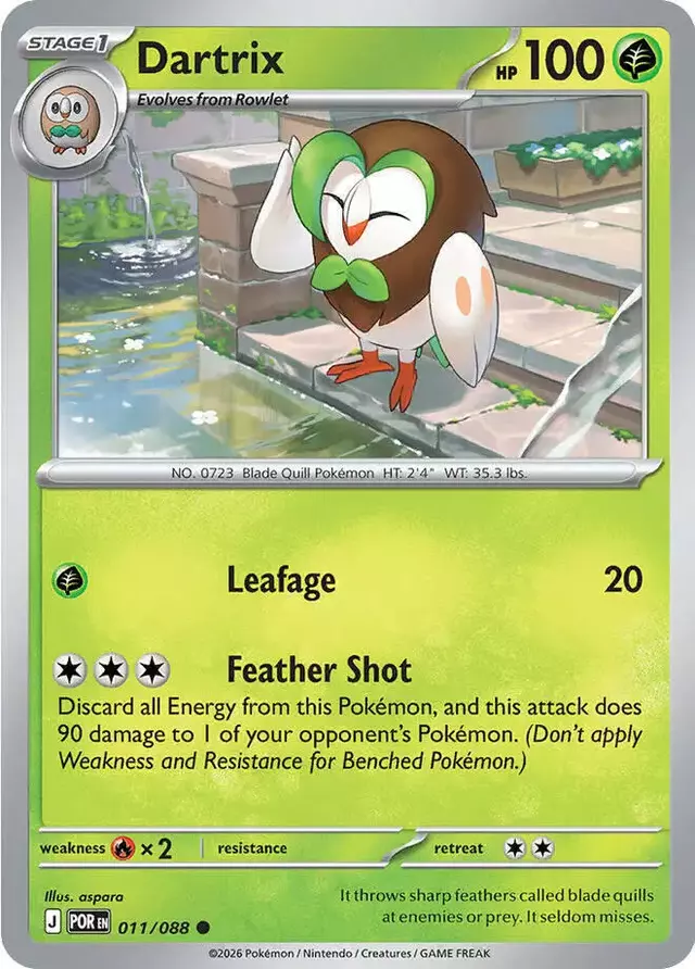 Dartrix - Pokemon Perfect Order #11